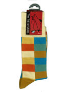 SOCKS - Multi colour Blocks - TIE STUDIO