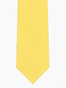 Plain Bright Yellow Tie
